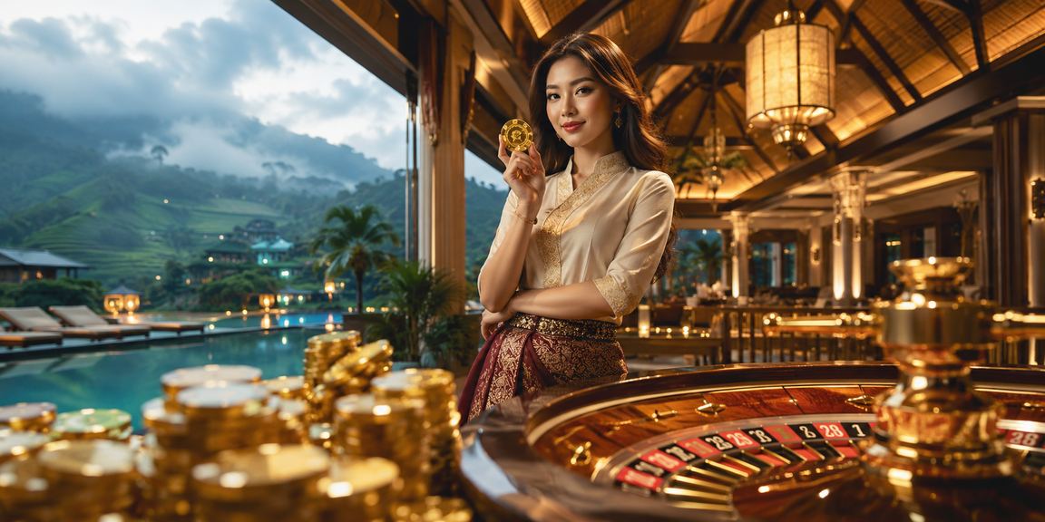 Pengguna Malaysia menikmati permainan roulette menggunakan kredit bonus